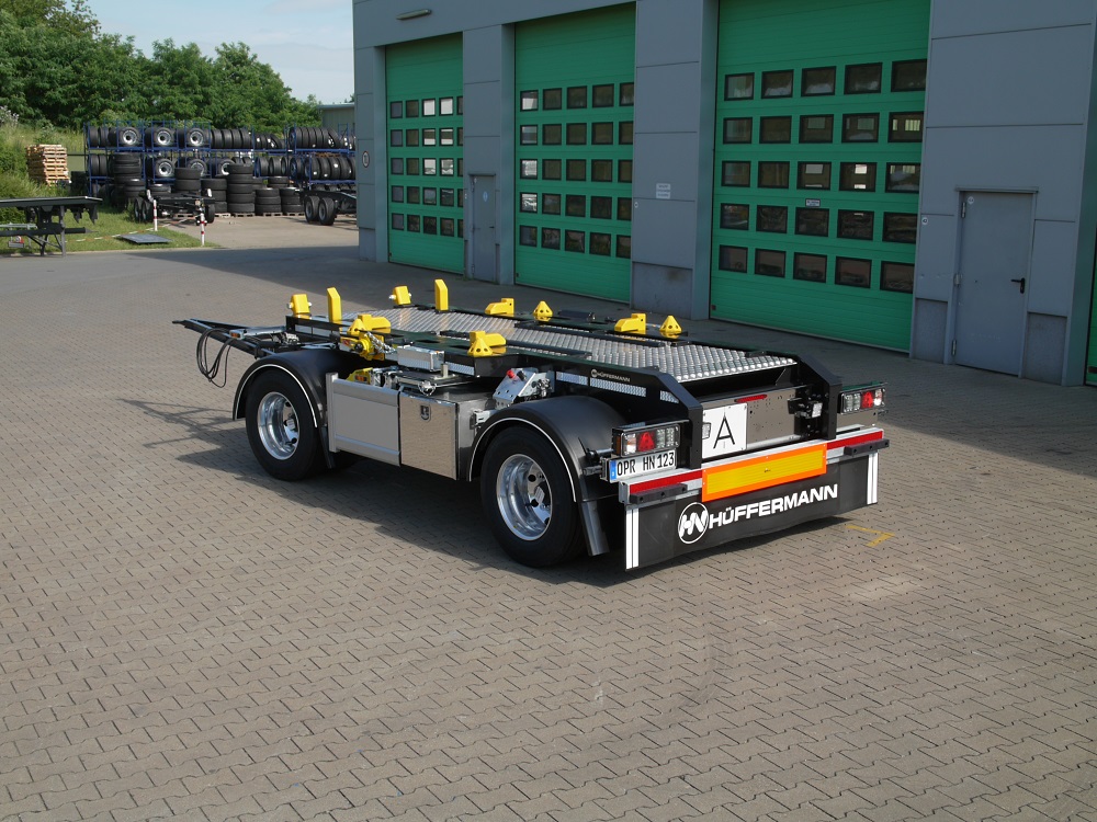 Wyposażenie specjalne do jednego kontenera bramowego z elegance edition, Safety-Fix i podłogą do pras do odpadów